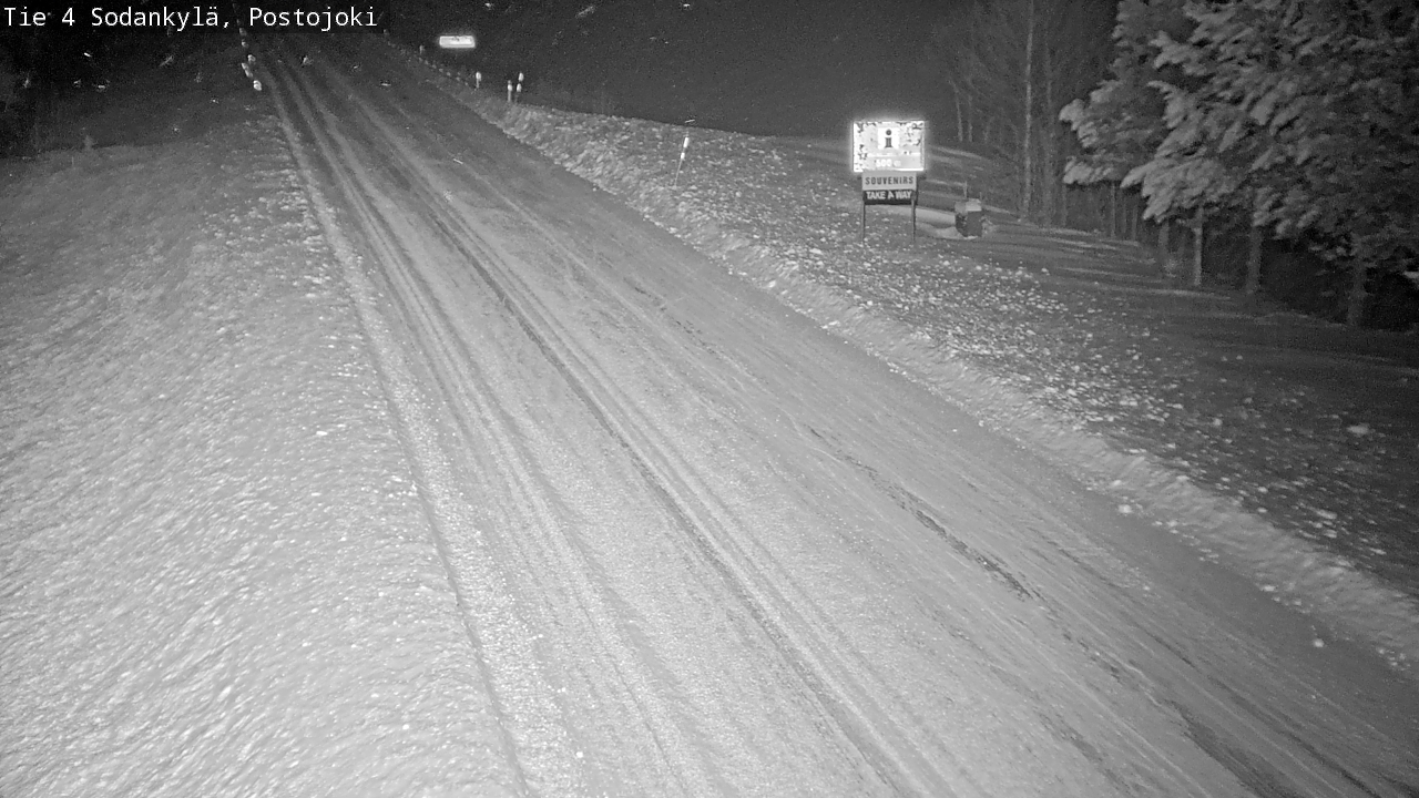 Weather Camera Image Road 4 Sodankylä, Postojoki, Sodankylä, Lappi