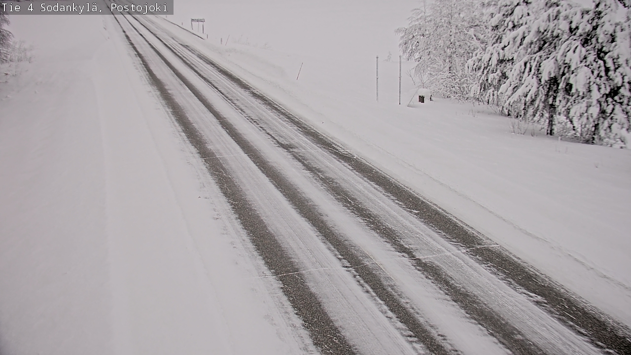 Weather Camera Image Road 4 Sodankylä, Postojoki, Sodankylä, Lappi