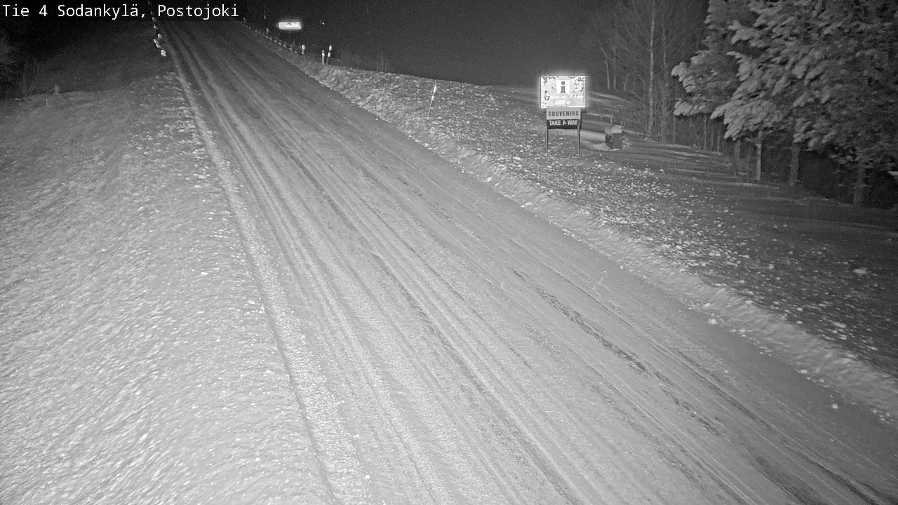 Weather Camera Image Road 4 Sodankylä, Postojoki, Sodankylä, Lappi