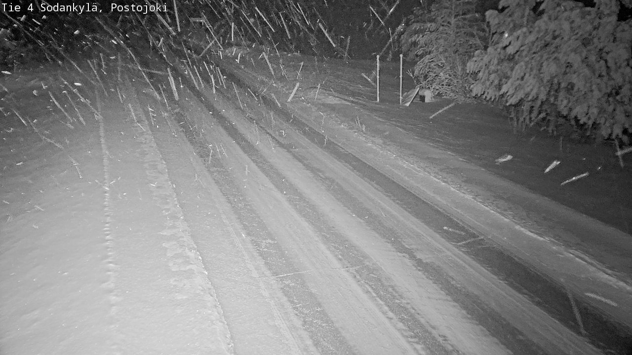 Weather Camera Image Road 4 Sodankylä, Postojoki, Sodankylä, Lappi