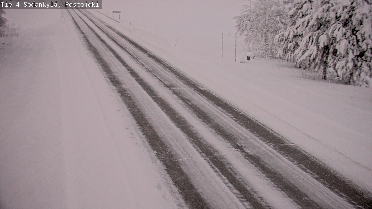 Weather Camera Image Road 4 Sodankylä, Postojoki, Sodankylä, Lappi