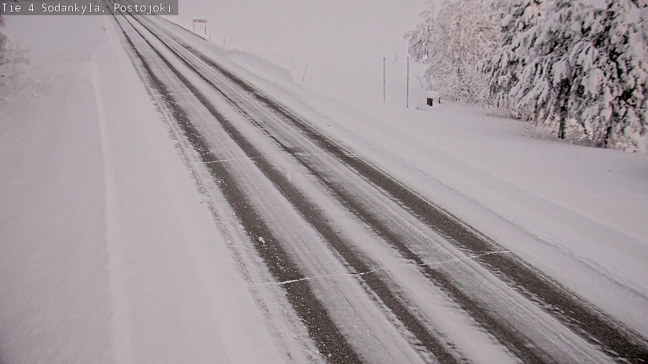 Weather Camera Image Road 4 Sodankylä, Postojoki, Sodankylä, Lappi