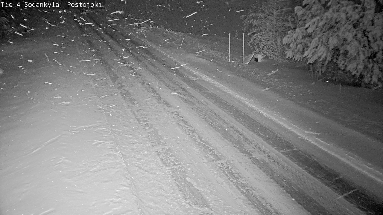 Weather Camera Image Road 4 Sodankylä, Postojoki, Sodankylä, Lappi