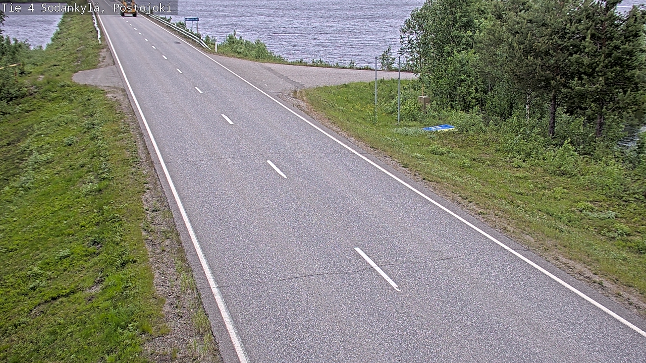 Weather Camera Image Väg 4 Sodankylä, Postojoki, Sodankylä, Lappi