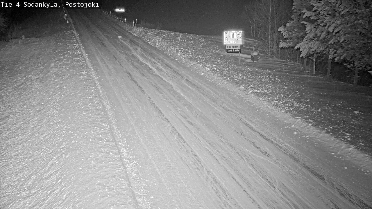 Weather Camera Image Road 4 Sodankylä, Postojoki, Sodankylä, Lappi