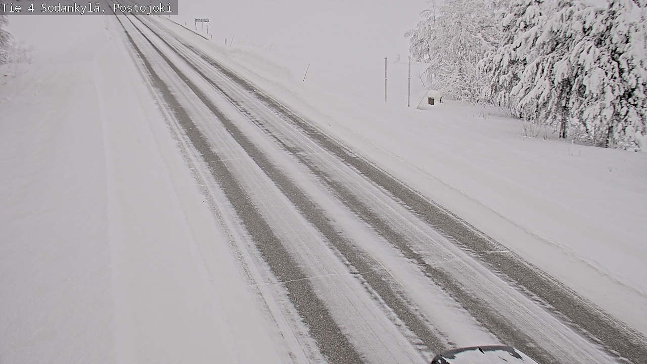 Weather Camera Image Road 4 Sodankylä, Postojoki, Sodankylä, Lappi