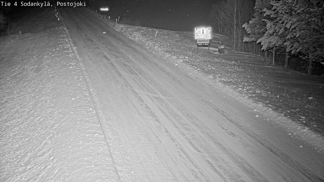 Weather Camera Image Road 4 Sodankylä, Postojoki, Sodankylä, Lappi