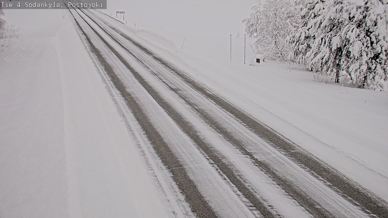 Weather Camera Image Road 4 Sodankylä, Postojoki, Sodankylä, Lappi