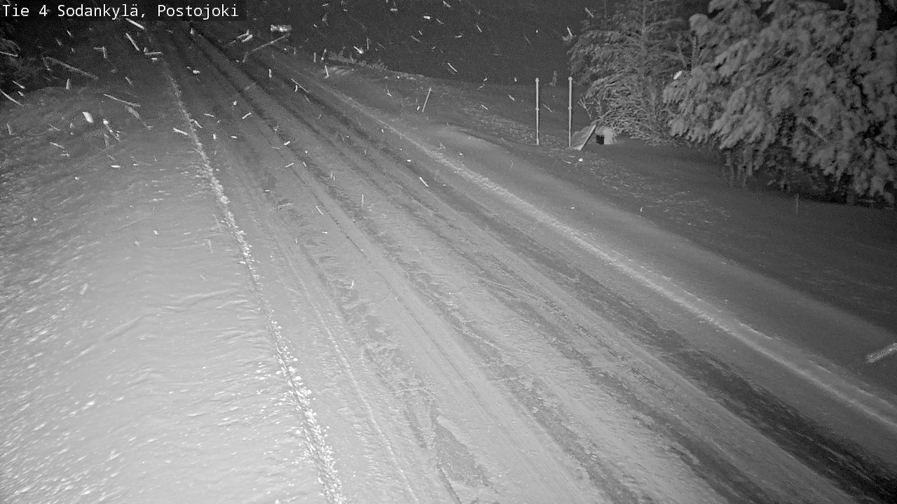 Weather Camera Image Road 4 Sodankylä, Postojoki, Sodankylä, Lappi