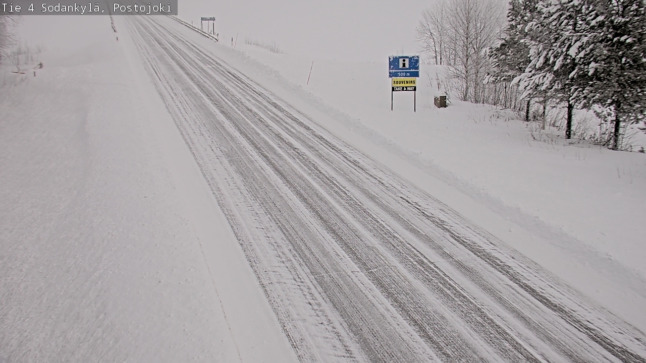 Weather Camera Image Road 4 Sodankylä, Postojoki, Sodankylä, Lappi