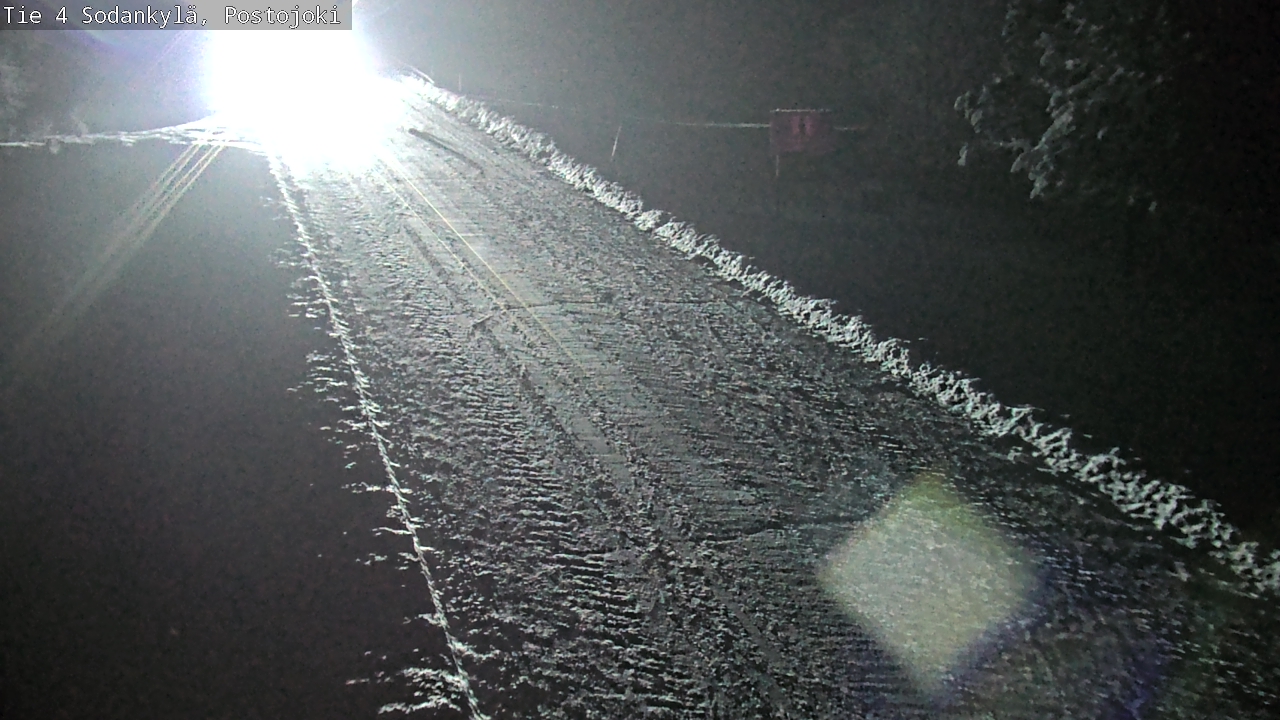 Weather Camera Image Road 4 Sodankylä, Postojoki, Sodankylä, Lappi