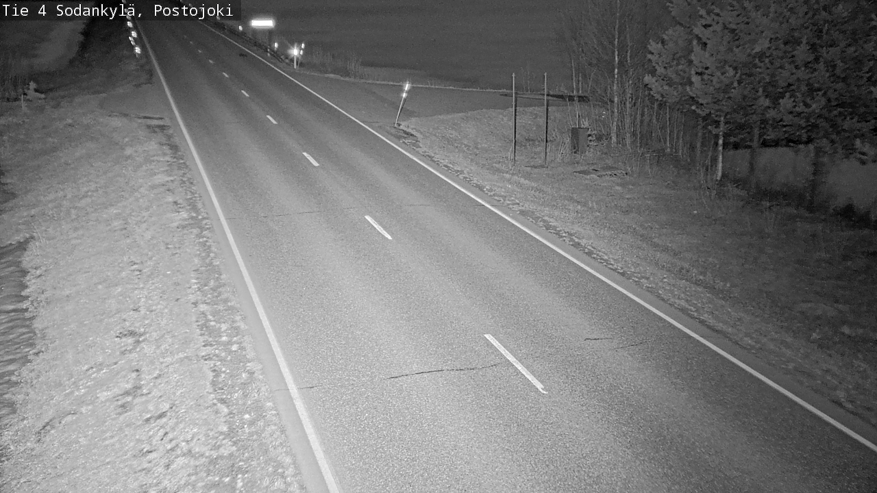 Weather Camera Image Väg 4 Sodankylä, Postojoki, Sodankylä, Lappi