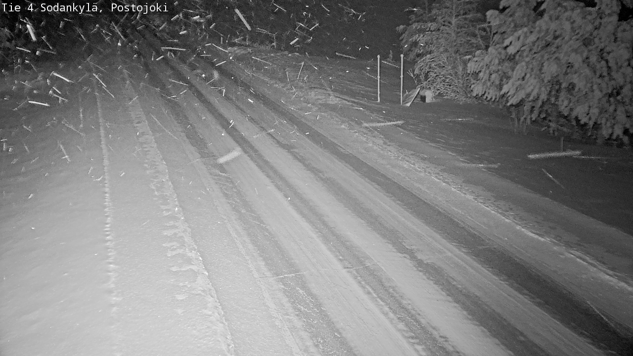 Weather Camera Image Road 4 Sodankylä, Postojoki, Sodankylä, Lappi