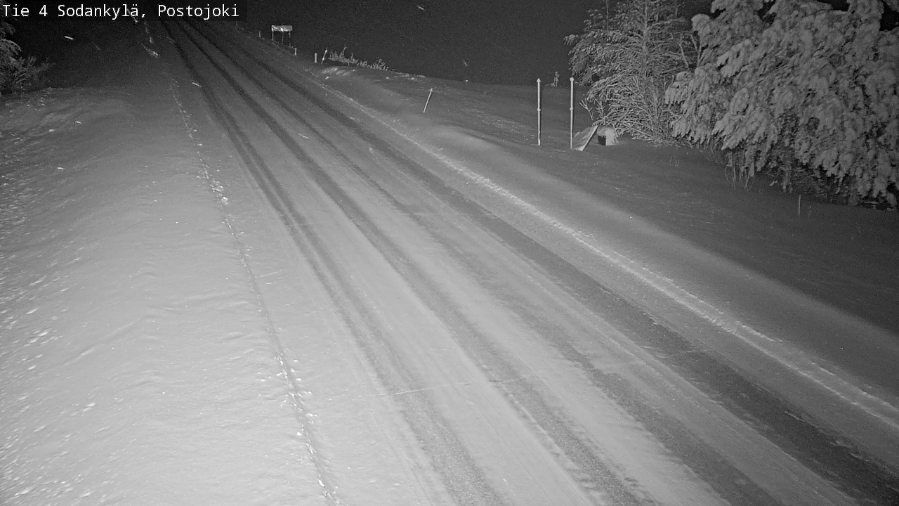 Weather Camera Image Väg 4 Sodankylä, Postojoki, Sodankylä, Lappi