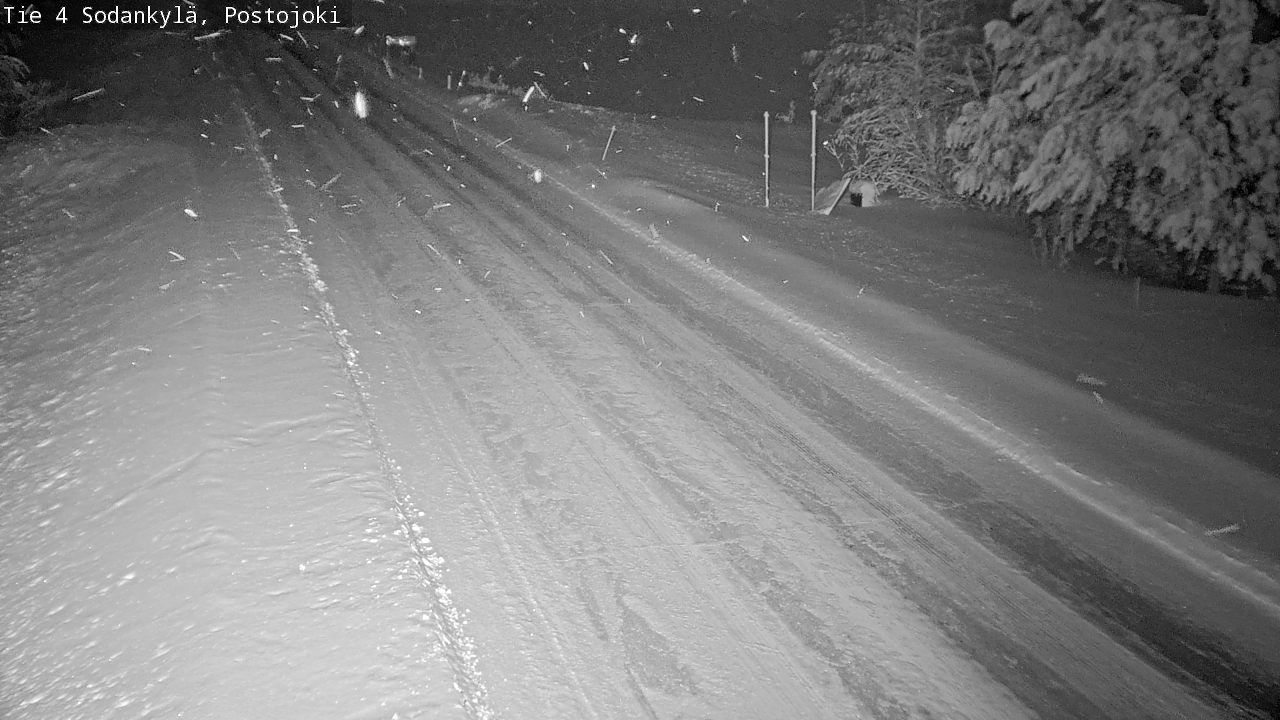 Weather Camera Image Road 4 Sodankylä, Postojoki, Sodankylä, Lappi
