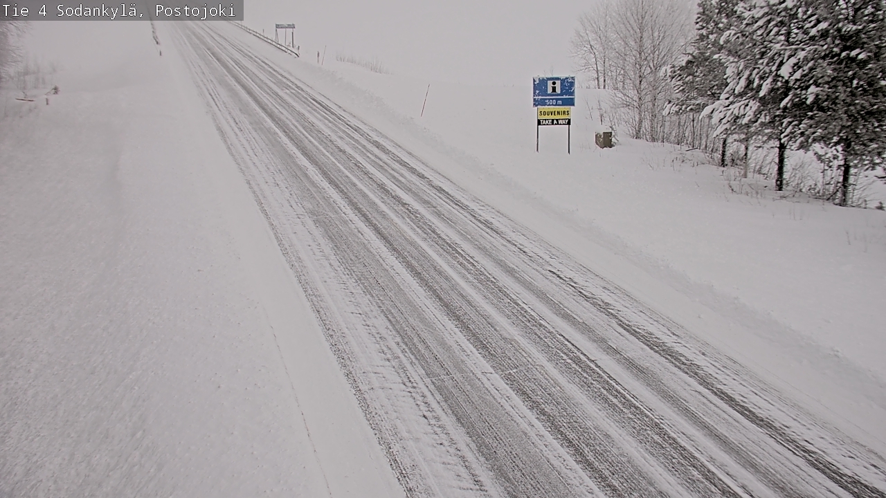 Weather Camera Image Road 4 Sodankylä, Postojoki, Sodankylä, Lappi