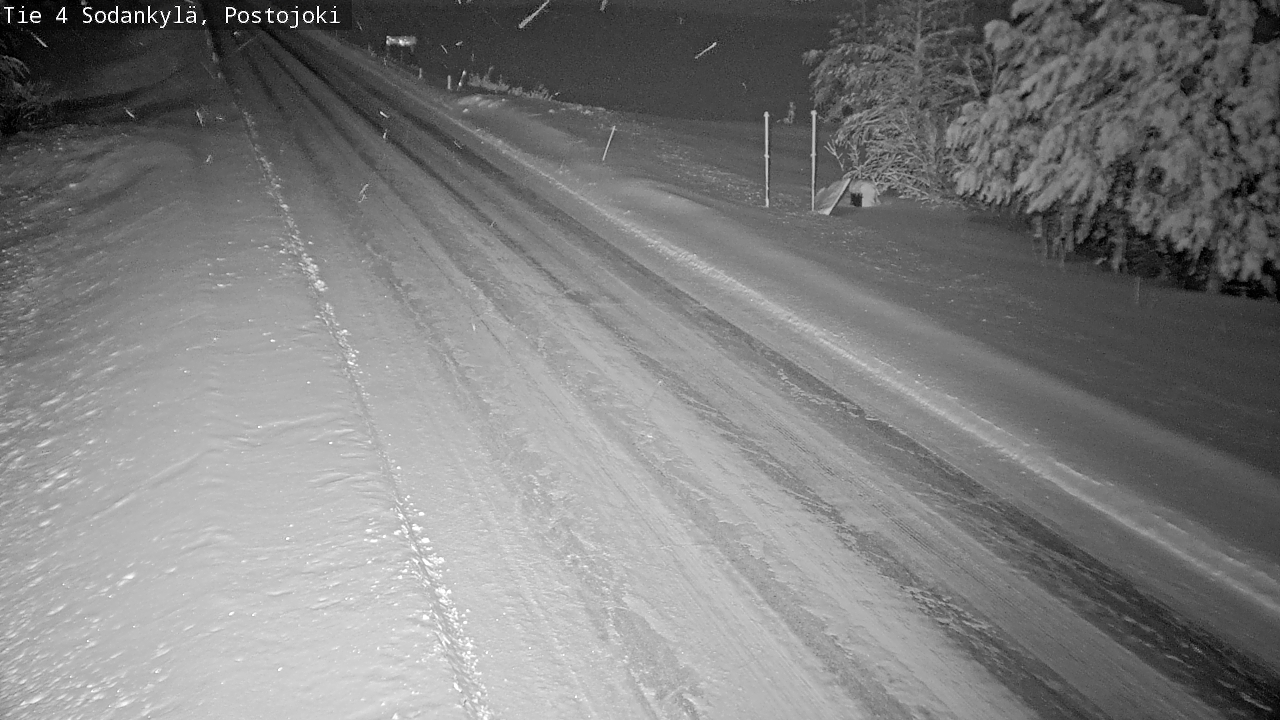 Weather Camera Image Road 4 Sodankylä, Postojoki, Sodankylä, Lappi