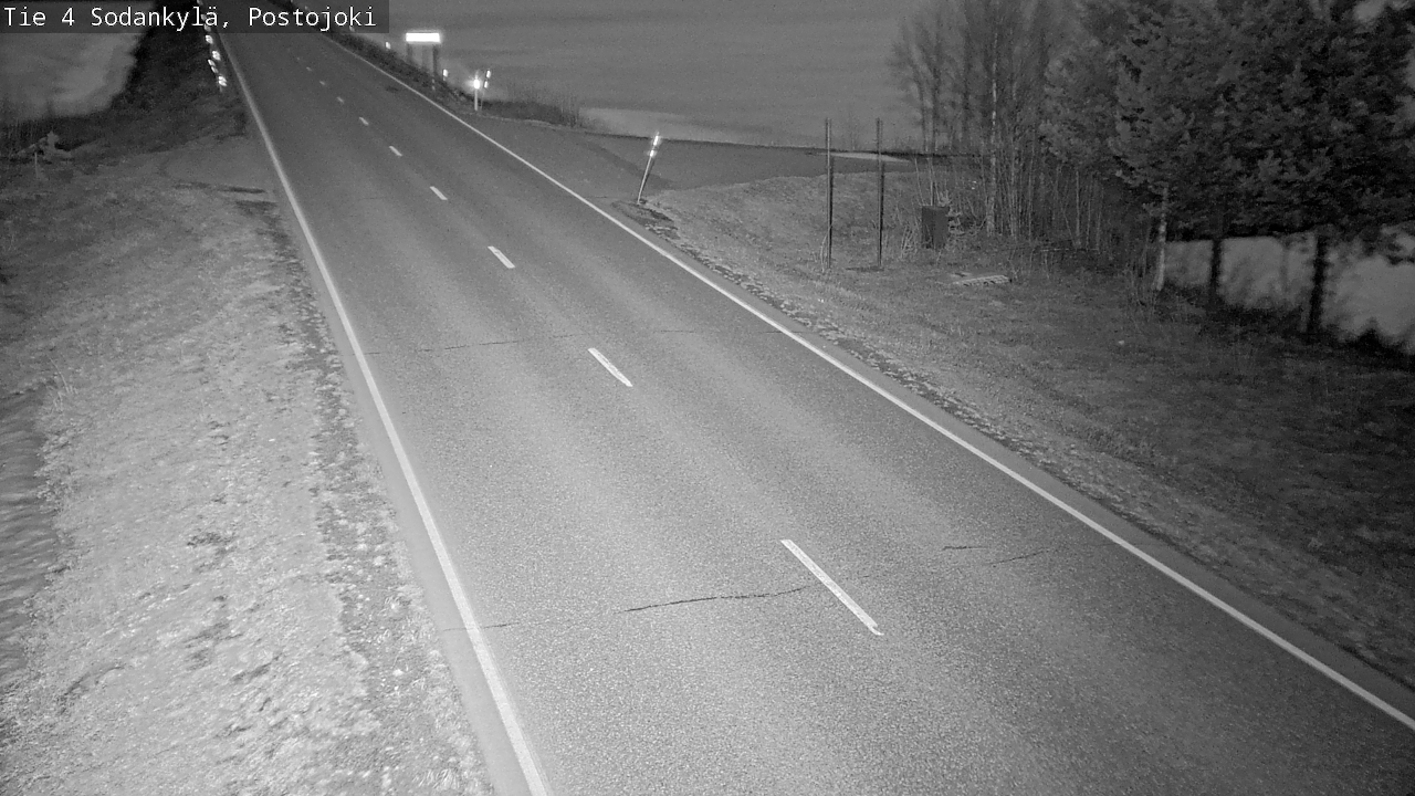 Weather Camera Image Väg 4 Sodankylä, Postojoki, Sodankylä, Lappi