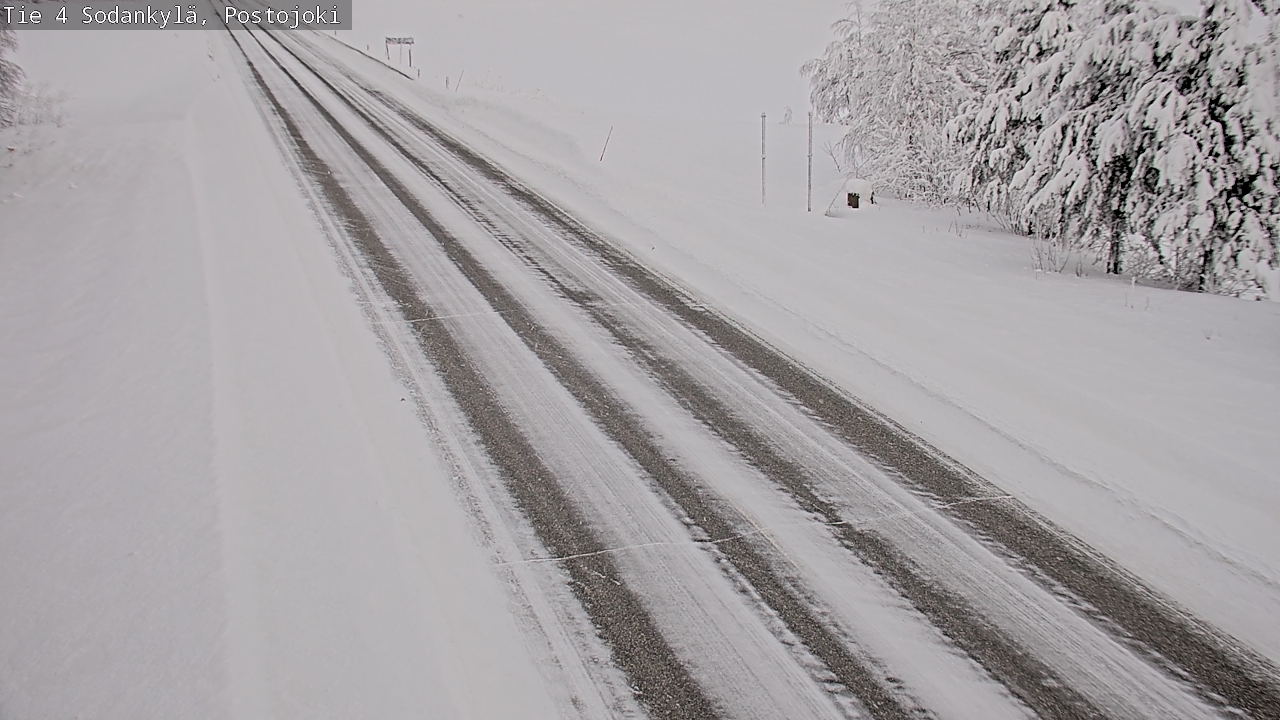 Weather Camera Image Road 4 Sodankylä, Postojoki, Sodankylä, Lappi
