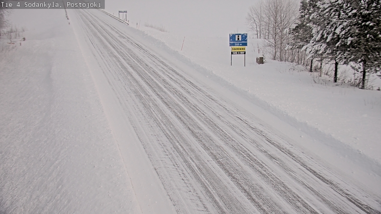 Weather Camera Image Road 4 Sodankylä, Postojoki, Sodankylä, Lappi