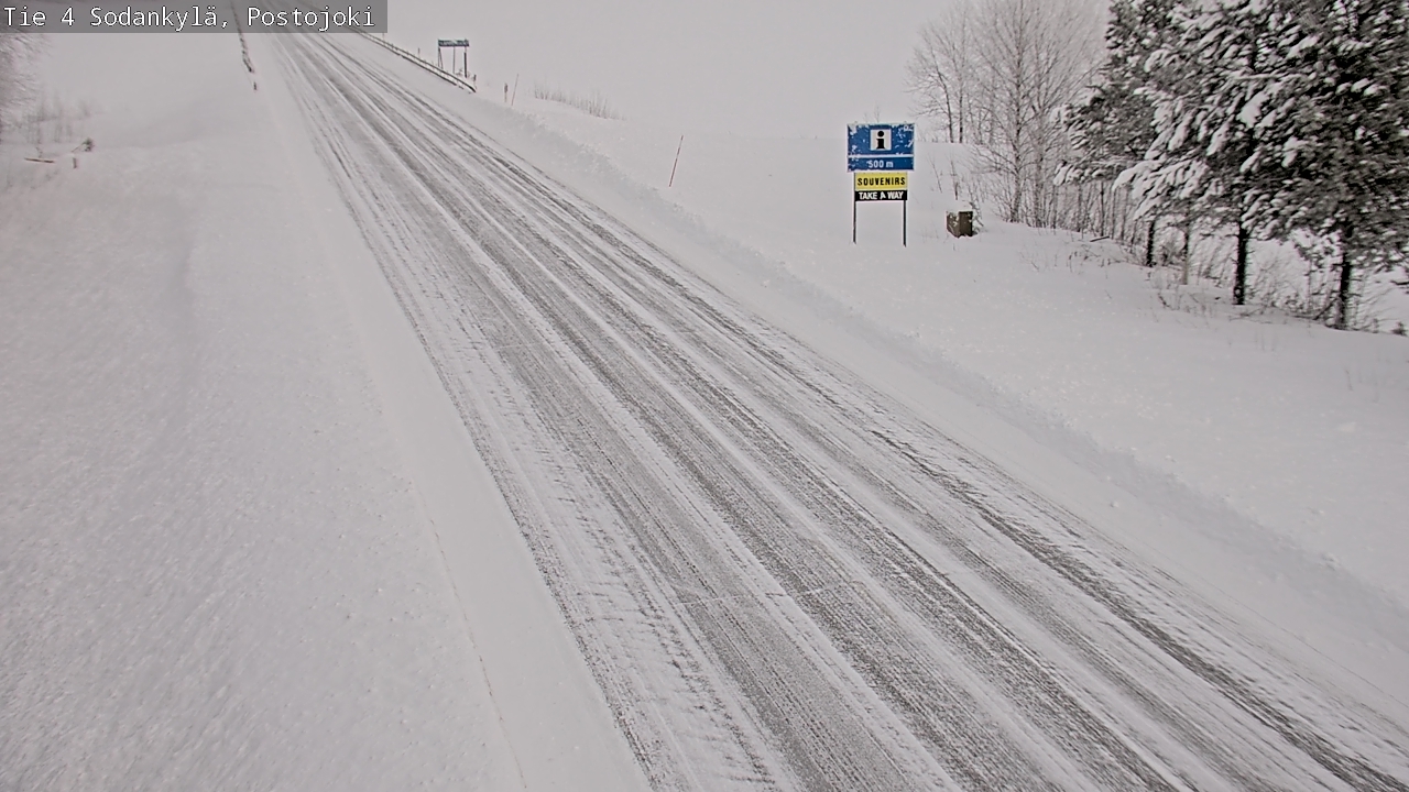 Weather Camera Image Road 4 Sodankylä, Postojoki, Sodankylä, Lappi