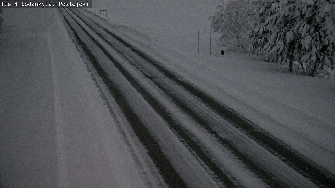Weather Camera Image Road 4 Sodankylä, Postojoki, Sodankylä, Lappi