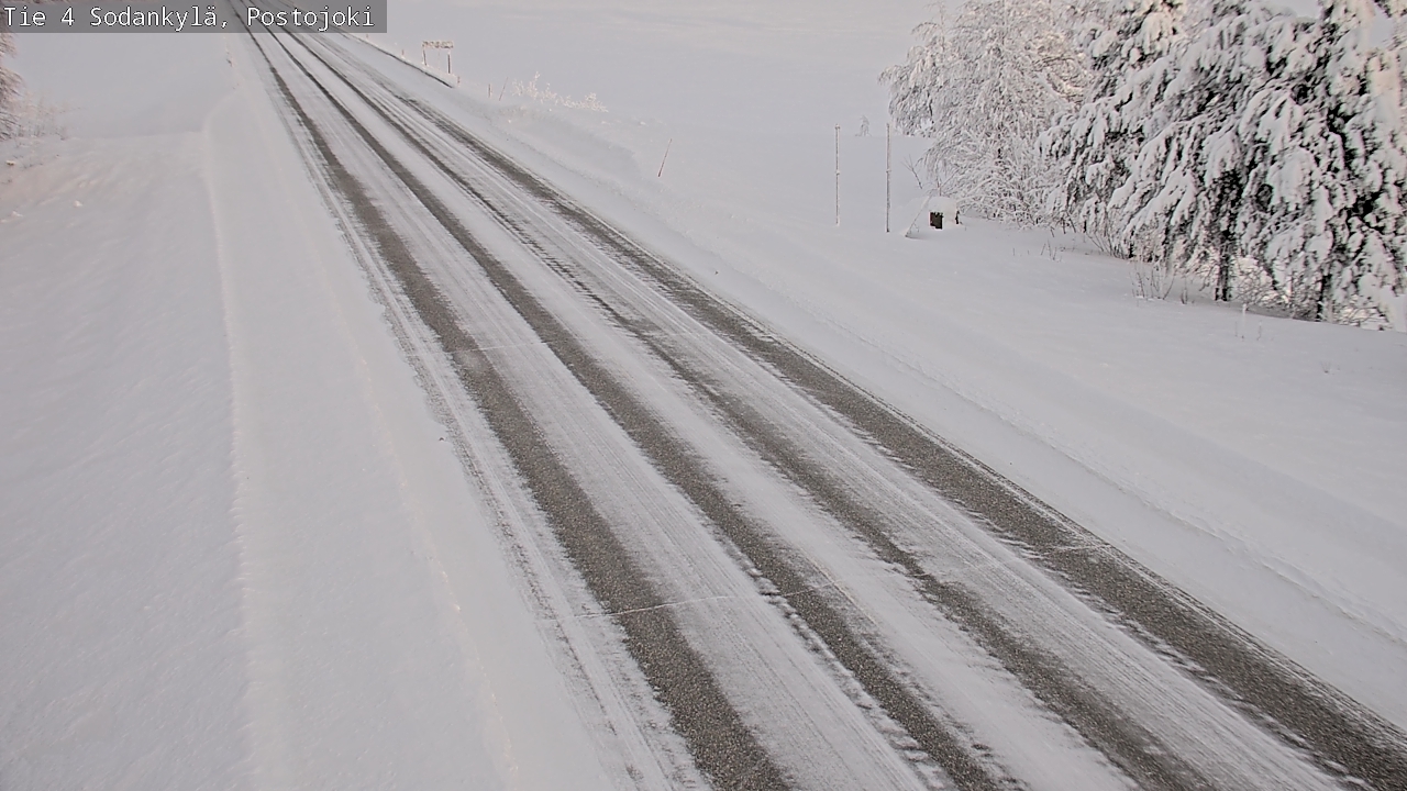Weather Camera Image Road 4 Sodankylä, Postojoki, Sodankylä, Lappi