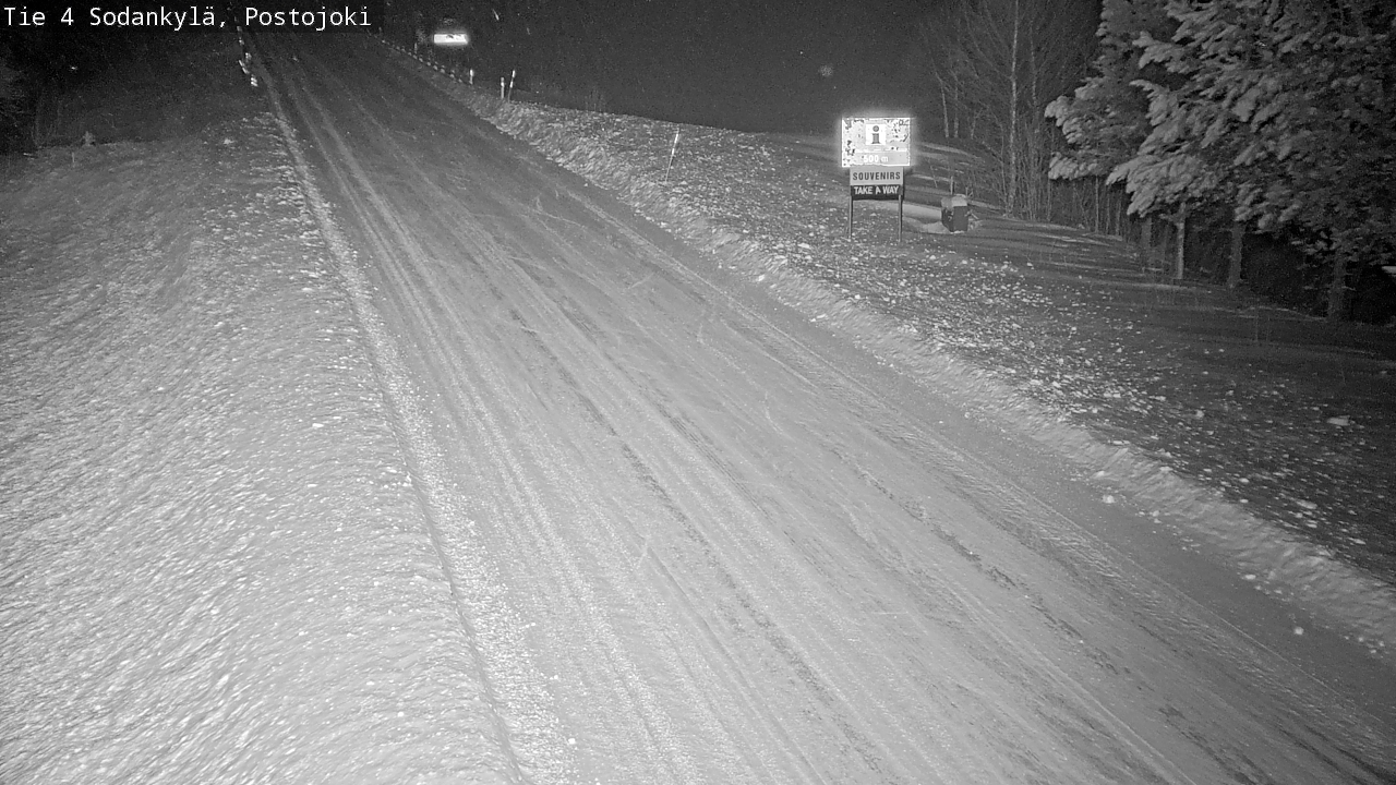 Weather Camera Image Road 4 Sodankylä, Postojoki, Sodankylä, Lappi