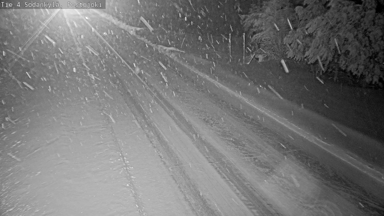 Weather Camera Image Väg 4 Sodankylä, Postojoki, Sodankylä, Lappi