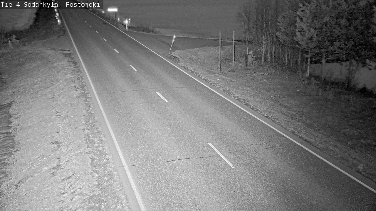 Weather Camera Image Väg 4 Sodankylä, Postojoki, Sodankylä, Lappi