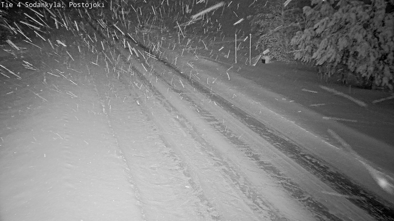 Weather Camera Image Road 4 Sodankylä, Postojoki, Sodankylä, Lappi