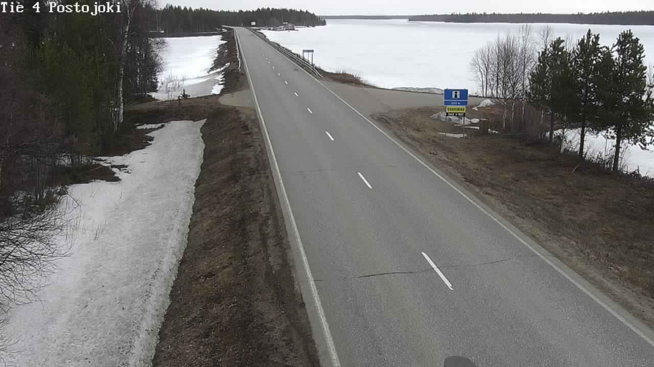 Weather Camera Image Väg 4 Sodankylä, Postojoki, Sodankylä, Lappi
