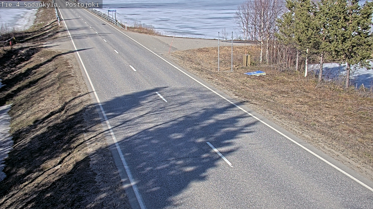 Weather Camera Image Väg 4 Sodankylä, Postojoki, Sodankylä, Lappi