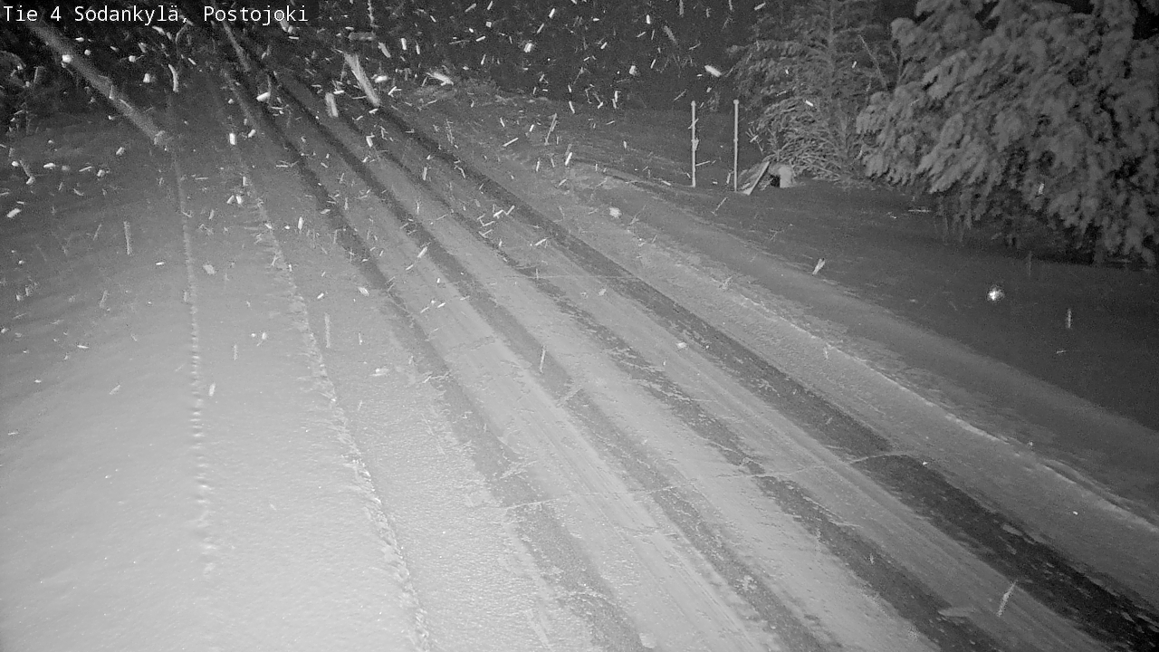 Weather Camera Image Road 4 Sodankylä, Postojoki, Sodankylä, Lappi