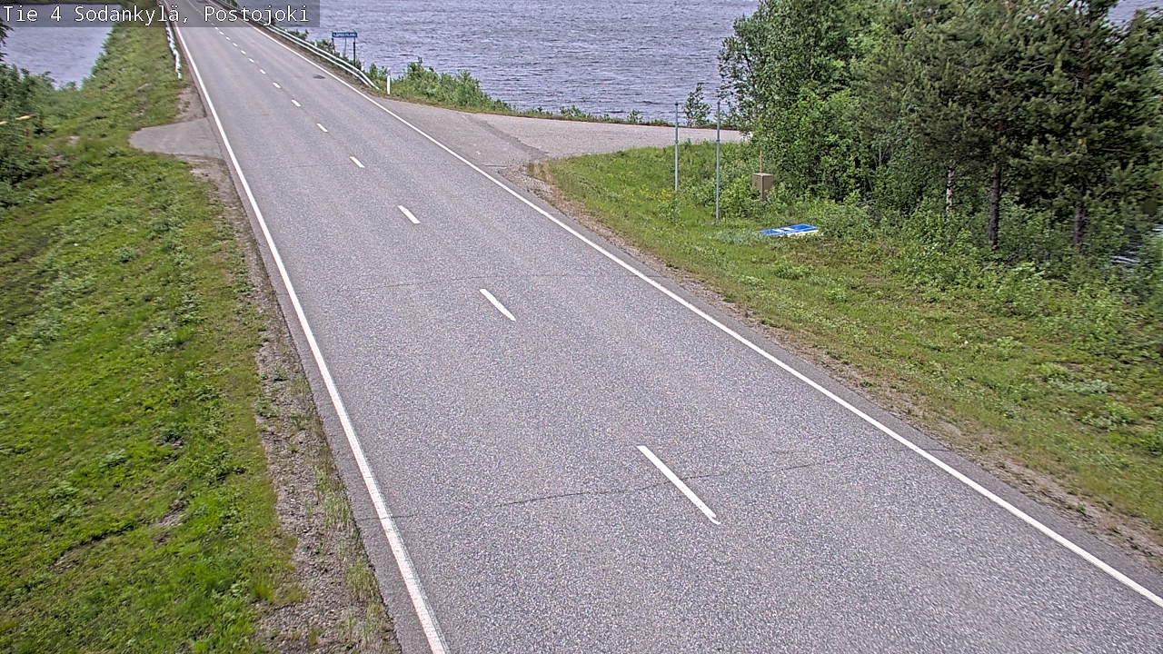 Weather Camera Image Väg 4 Sodankylä, Postojoki, Sodankylä, Lappi
