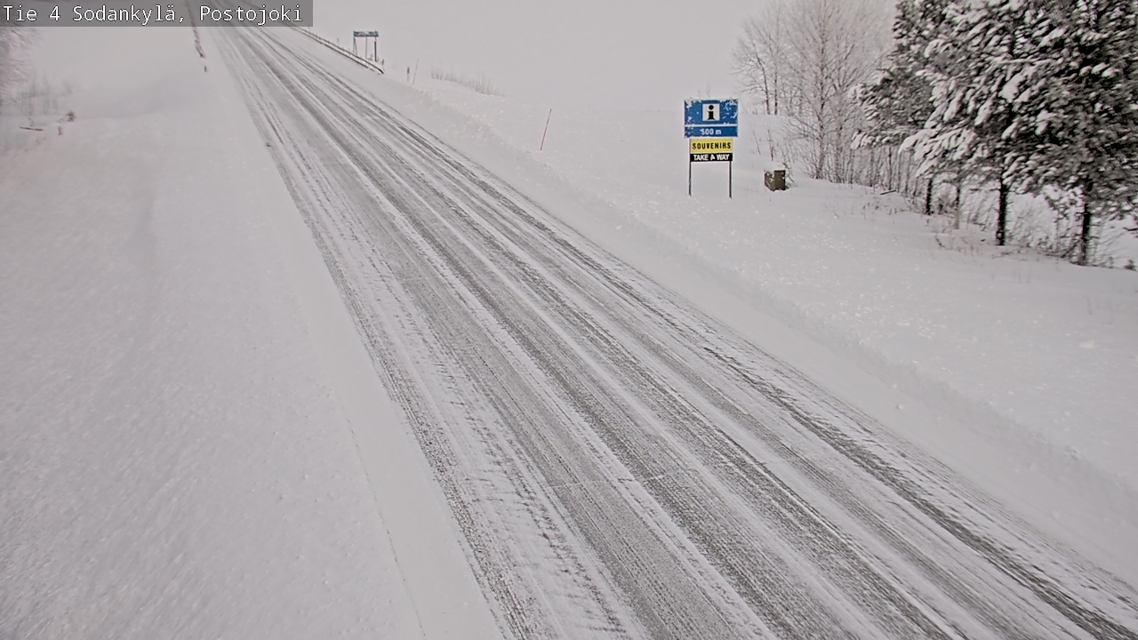 Weather Camera Image Road 4 Sodankylä, Postojoki, Sodankylä, Lappi