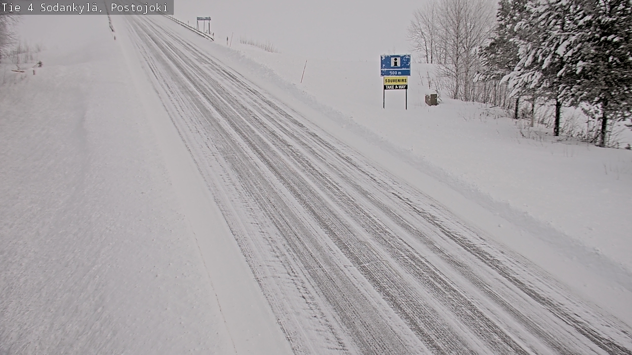 Weather Camera Image Road 4 Sodankylä, Postojoki, Sodankylä, Lappi