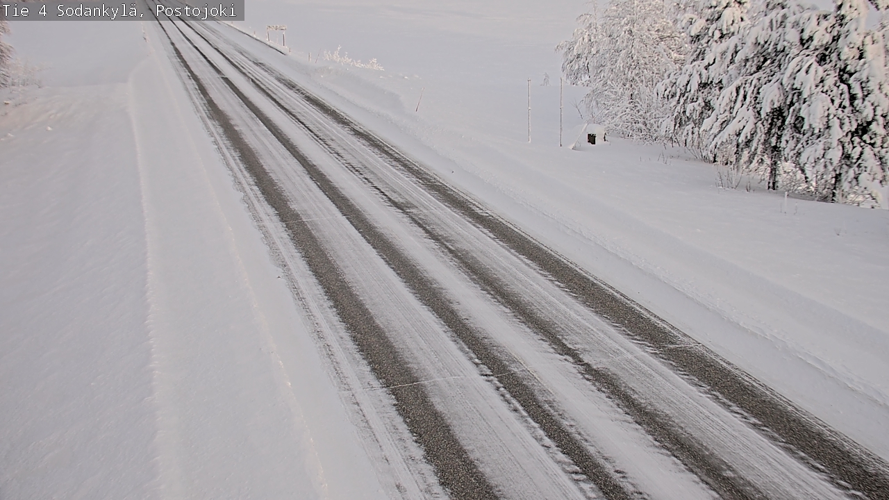 Weather Camera Image Road 4 Sodankylä, Postojoki, Sodankylä, Lappi