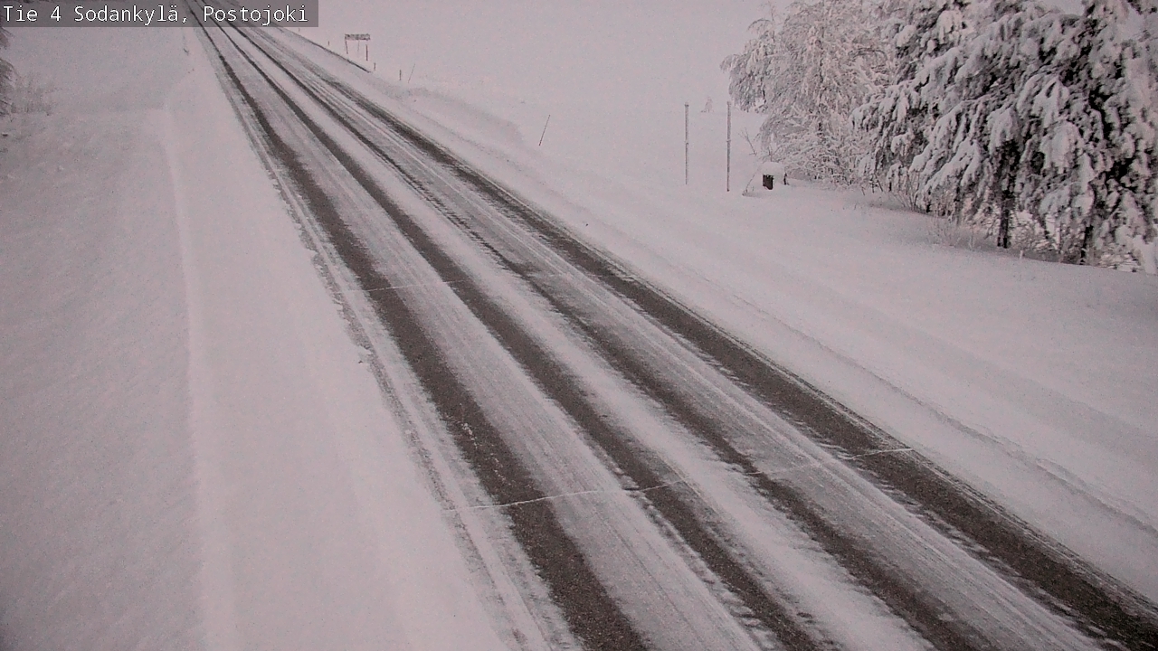 Weather Camera Image Road 4 Sodankylä, Postojoki, Sodankylä, Lappi