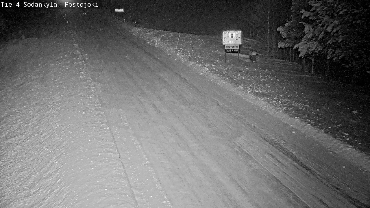Weather Camera Image Road 4 Sodankylä, Postojoki, Sodankylä, Lappi