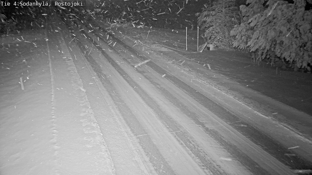 Weather Camera Image Road 4 Sodankylä, Postojoki, Sodankylä, Lappi