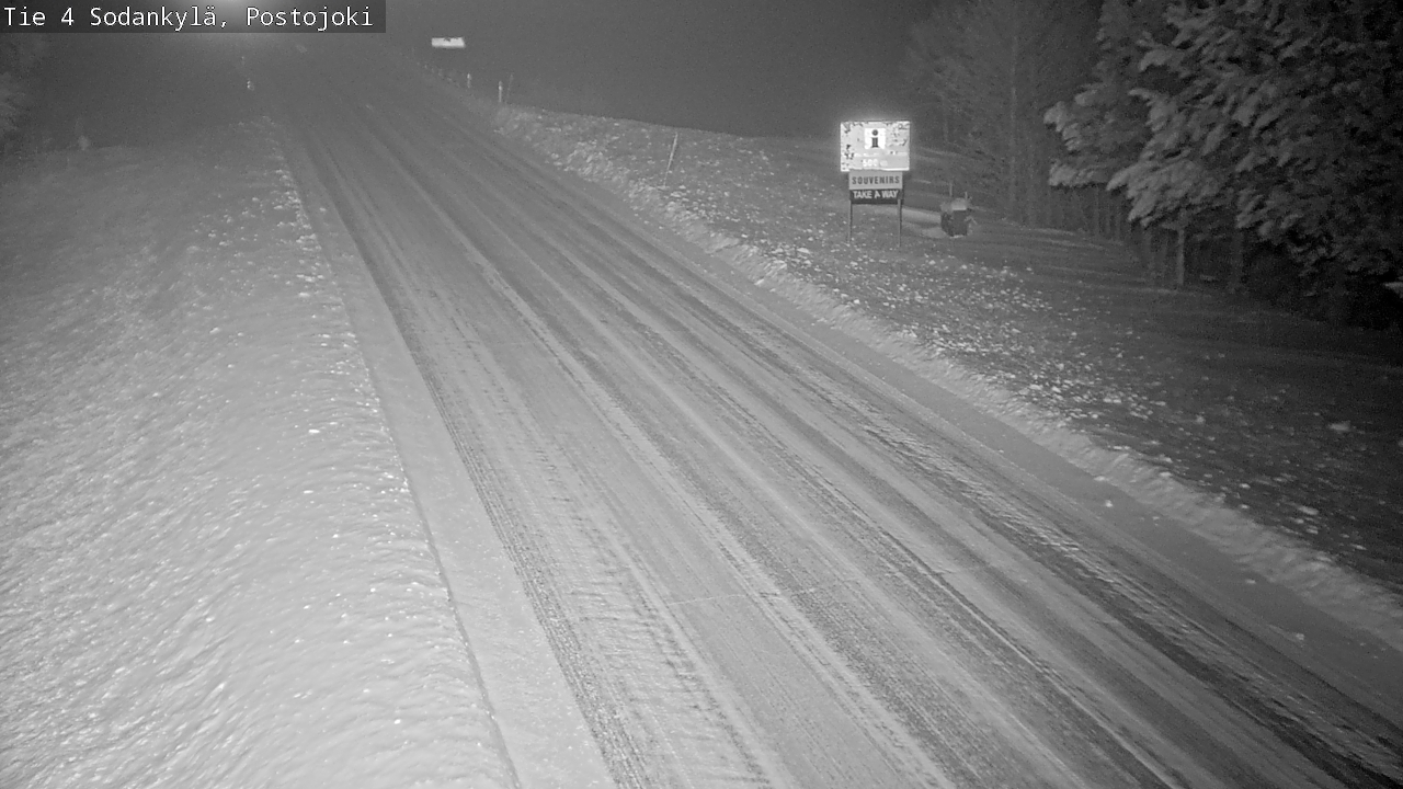 Weather Camera Image Road 4 Sodankylä, Postojoki, Sodankylä, Lappi