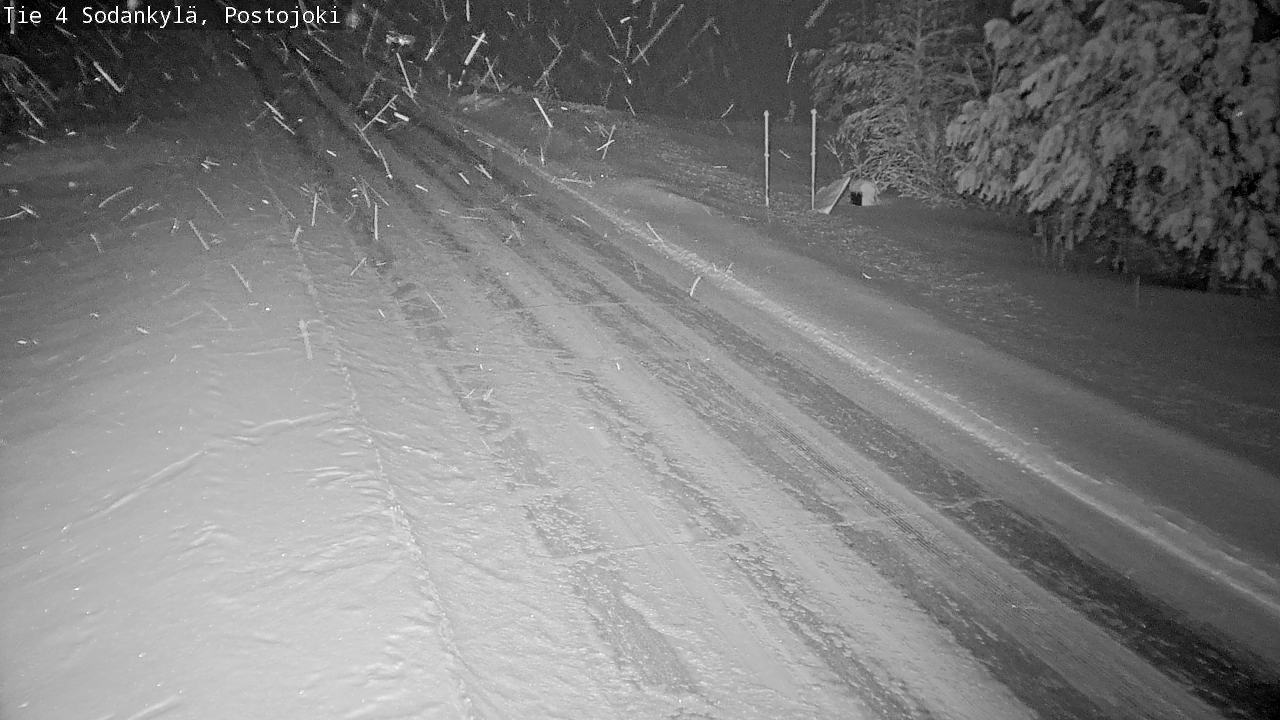 Weather Camera Image Road 4 Sodankylä, Postojoki, Sodankylä, Lappi