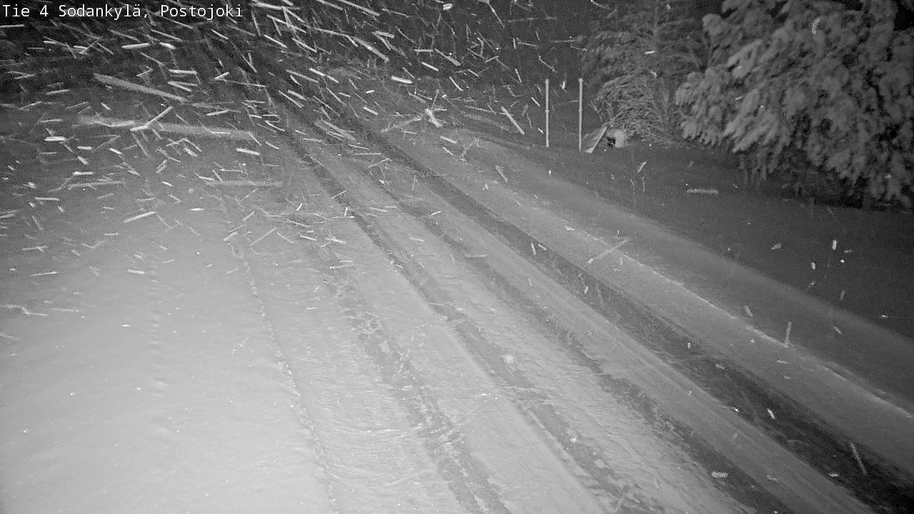 Weather Camera Image Road 4 Sodankylä, Postojoki, Sodankylä, Lappi