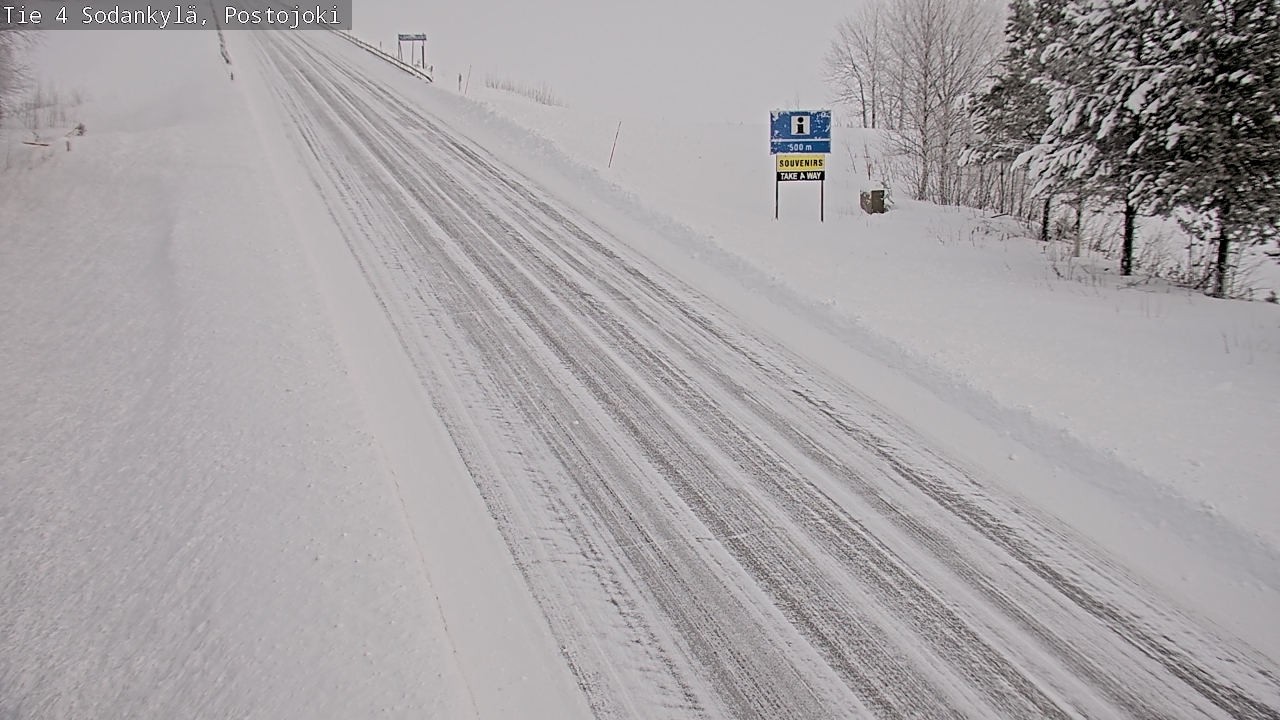 Weather Camera Image Road 4 Sodankylä, Postojoki, Sodankylä, Lappi