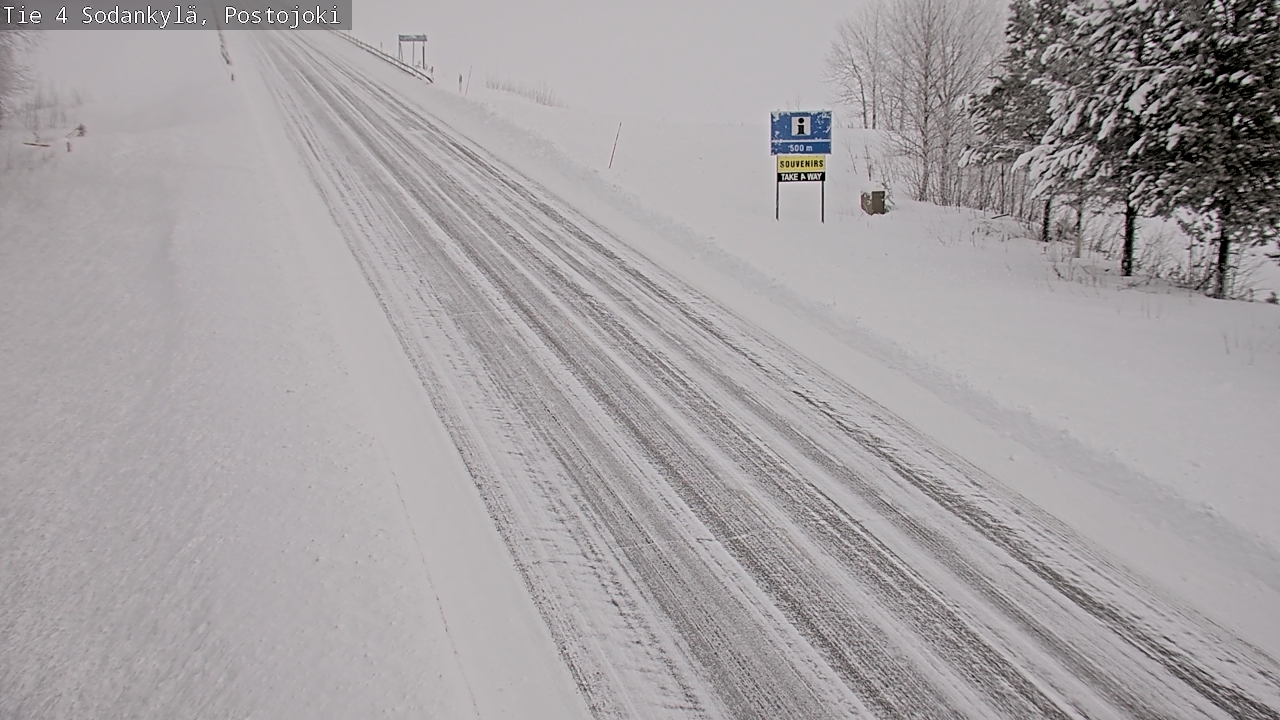 Weather Camera Image Road 4 Sodankylä, Postojoki, Sodankylä, Lappi