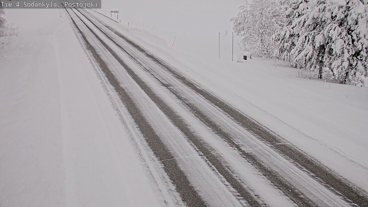 Weather Camera Image Road 4 Sodankylä, Postojoki, Sodankylä, Lappi
