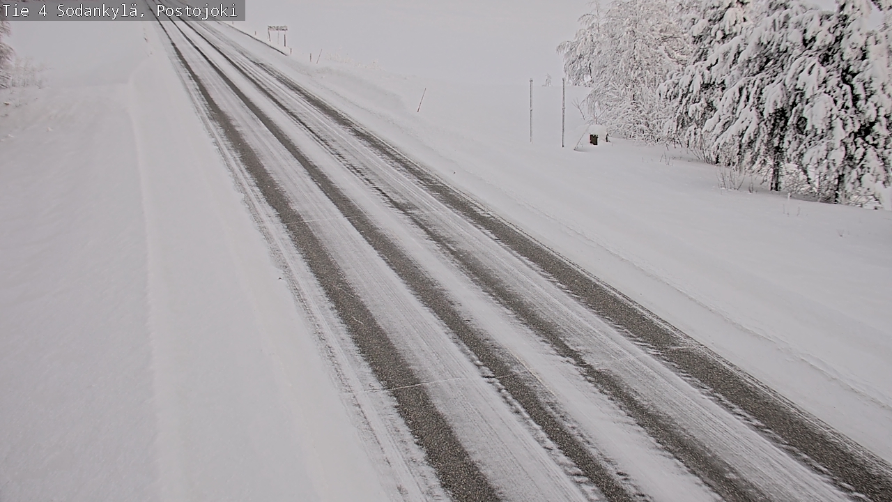 Weather Camera Image Road 4 Sodankylä, Postojoki, Sodankylä, Lappi