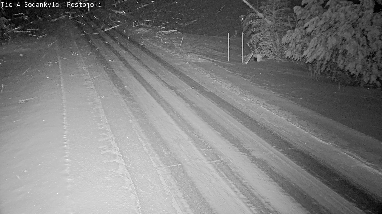 Weather Camera Image Road 4 Sodankylä, Postojoki, Sodankylä, Lappi