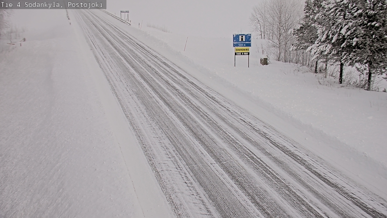 Weather Camera Image Road 4 Sodankylä, Postojoki, Sodankylä, Lappi